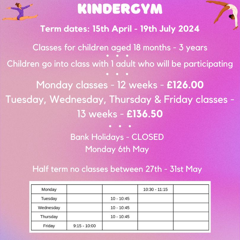Kinder/Preschool 15th April term