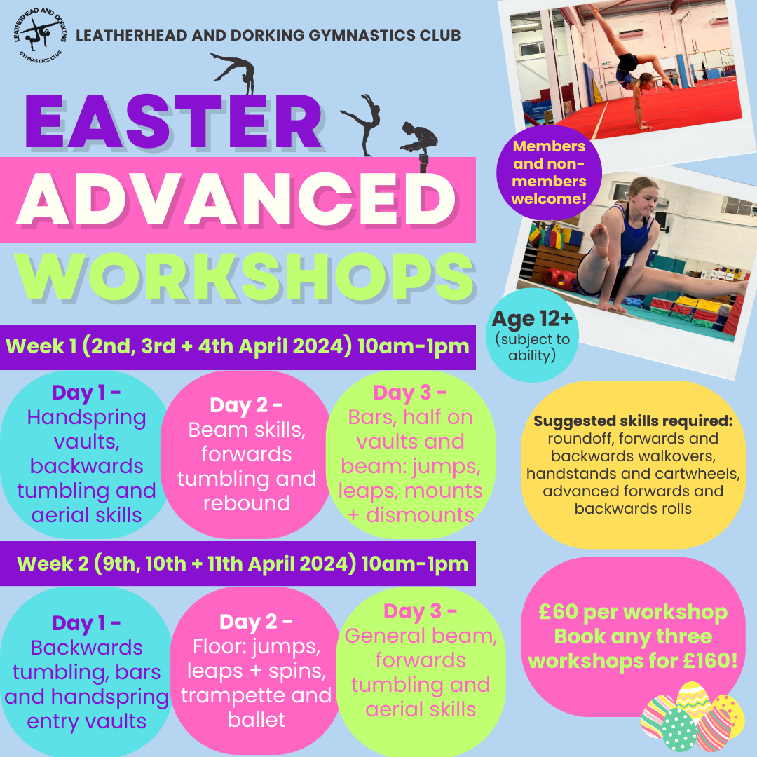 Easter Advanced workshops