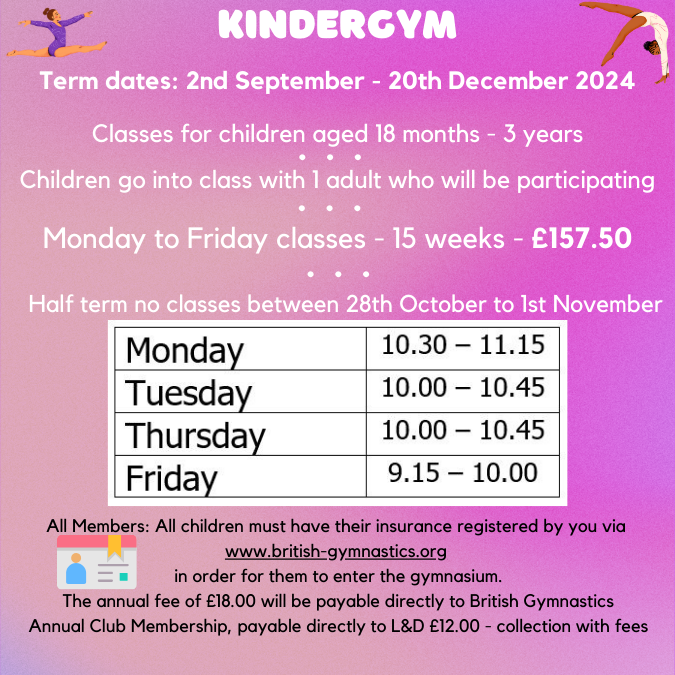 Copy of Copy of Kindergym Sept KG times