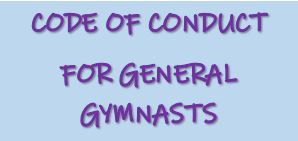 Gymnasts code of conduct