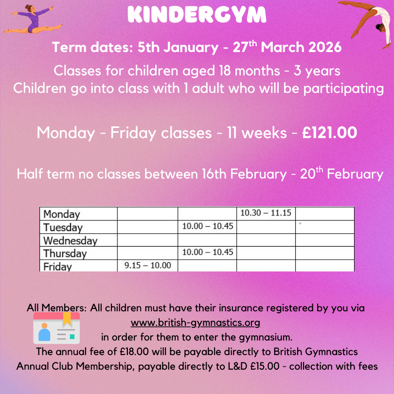 Kindergym Jan Mar 2026