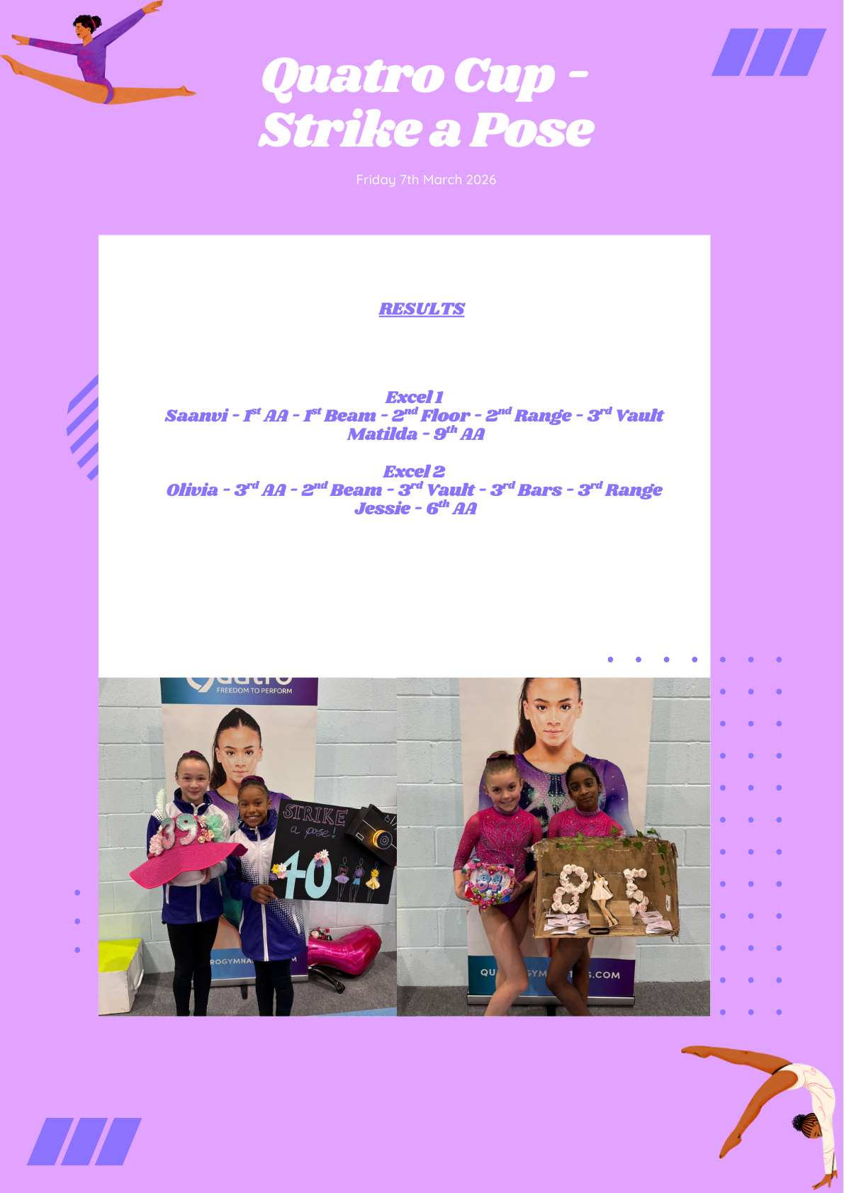 Quatro Cup Strike a Pose 2026